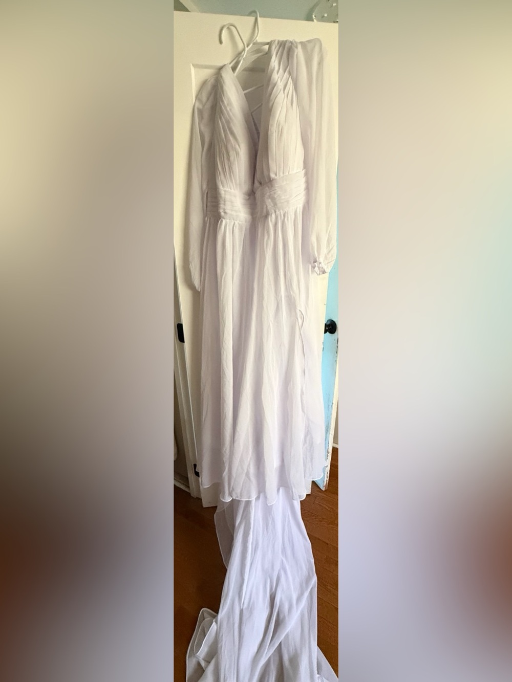 Men's Lightweight White Button-Up Shirt